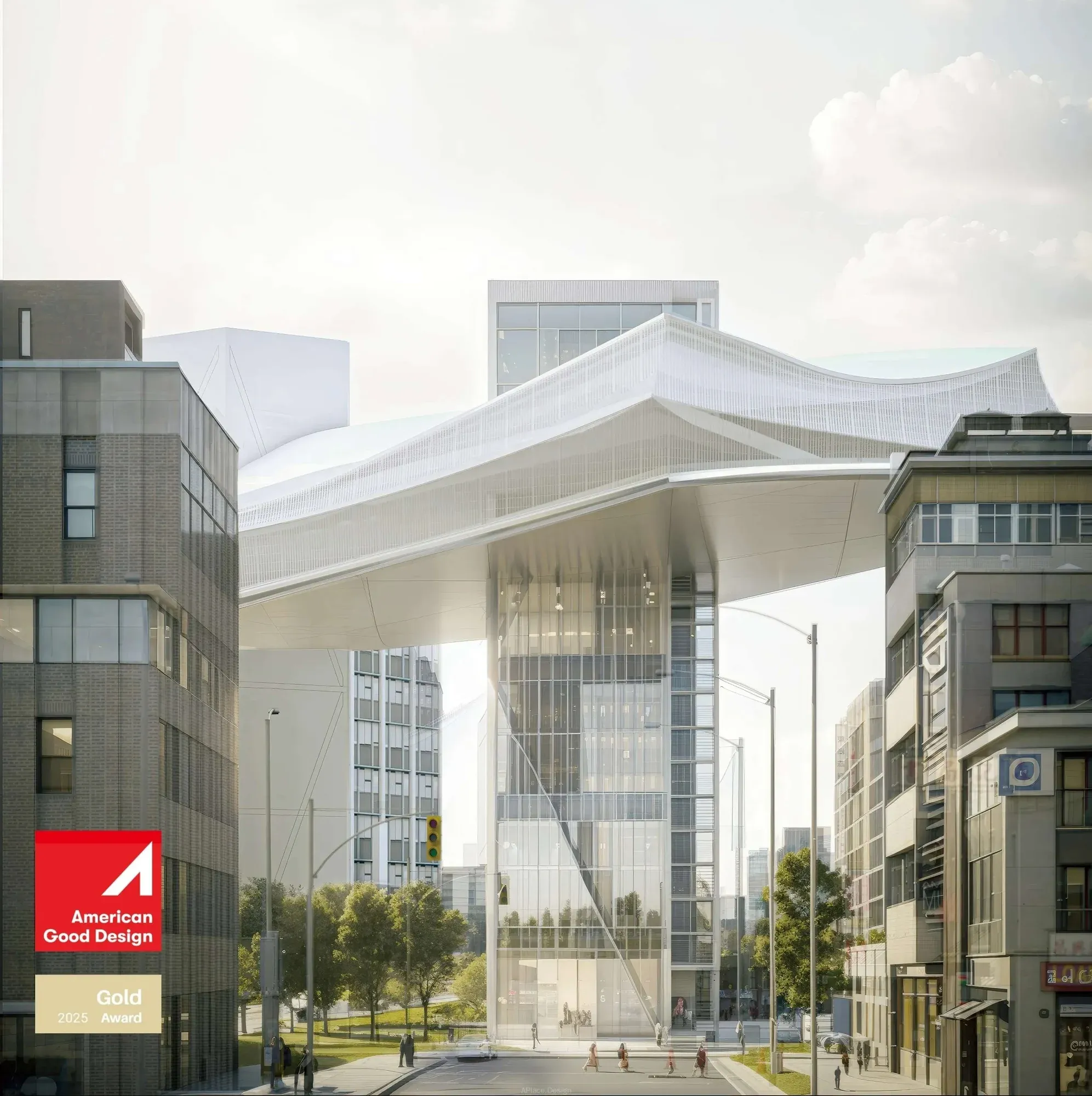Qiwei’s award-winning project with Lucy: Oakland Arts Center