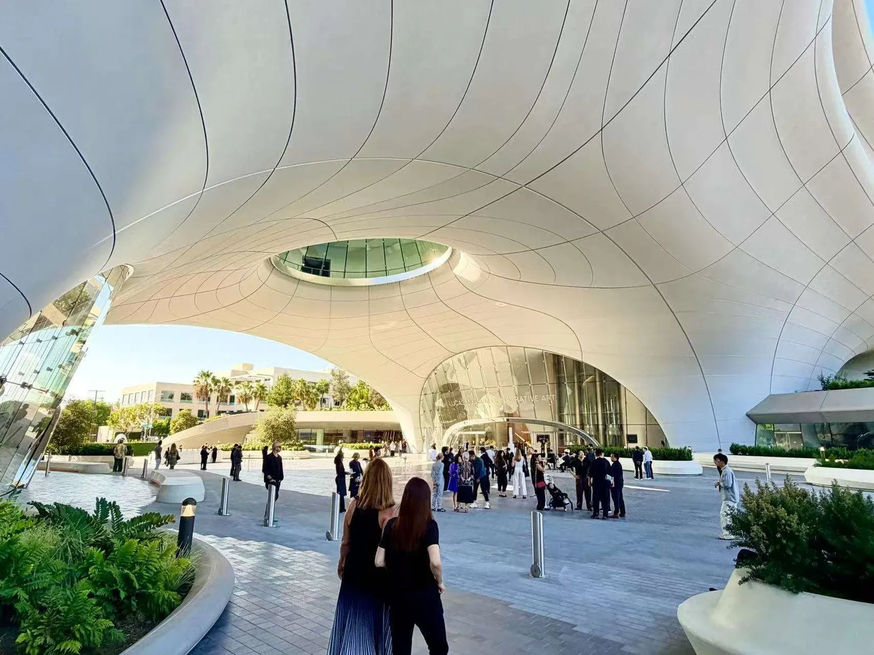 The Lucas Museum on MAD Day, one day before its official opening. Photograph by the author